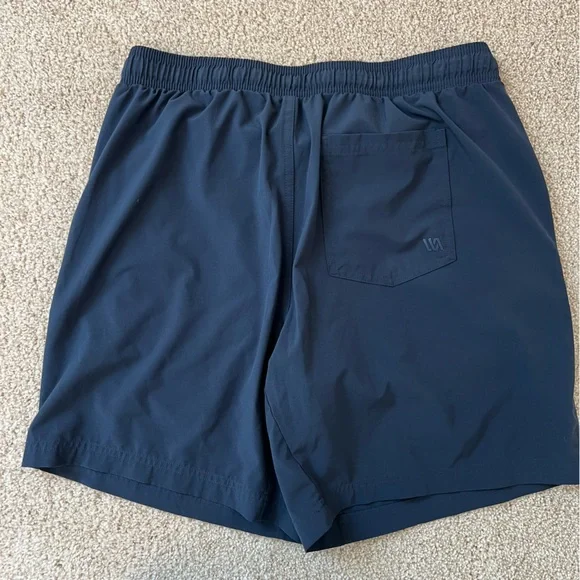 Skora & DSG Men’s Black Blue Gray Medium Workout Gym Lined Drawstring Shorts - Picture 8 of 16